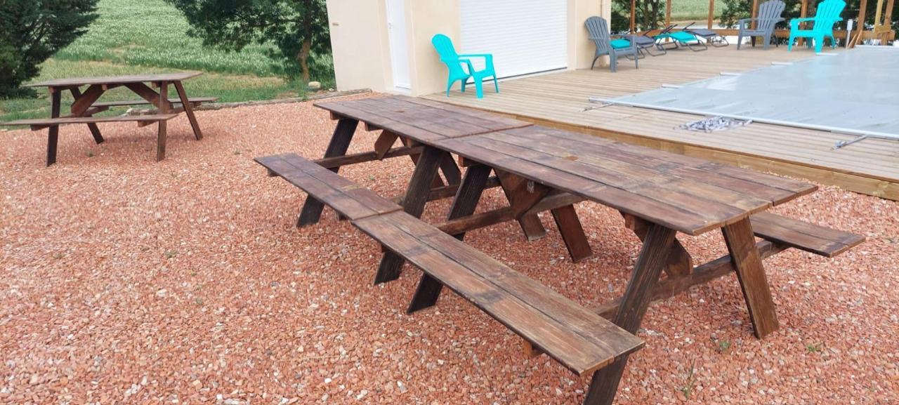Maison De Campagne, Bord De Lac, Piscine, Billard 11 Per Plieux ภายนอก รูปภาพ